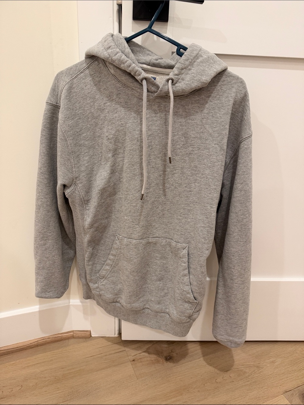J. Crew Light Gray Men's Pullover Hoodie
